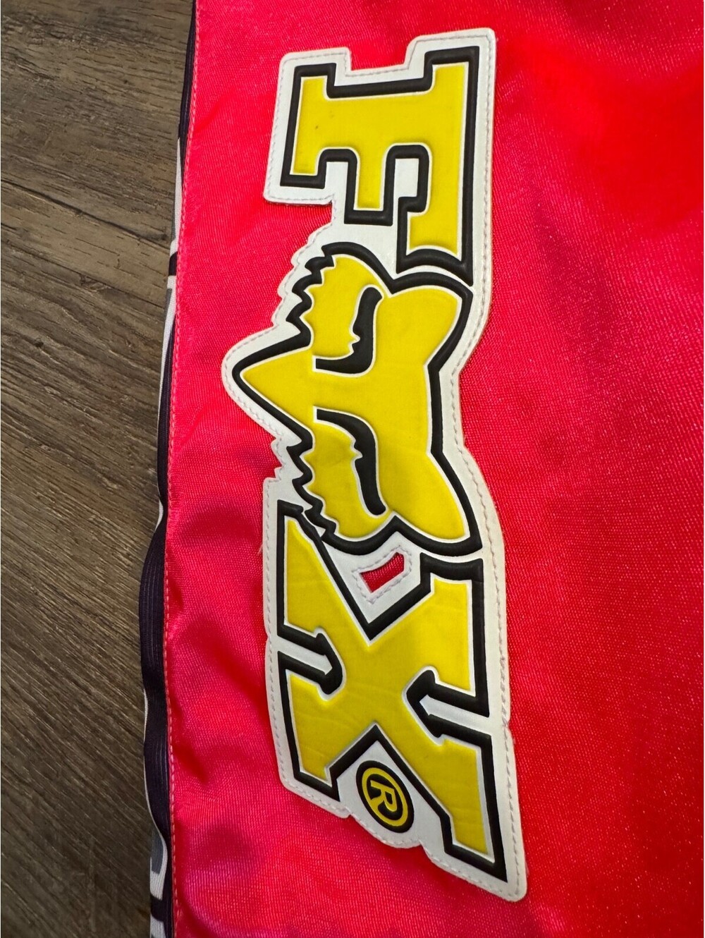 Vintage 90s Fox Racing T4 Motocross Pants Youth 24 Multicolor Shiny - Picture 4 of 6